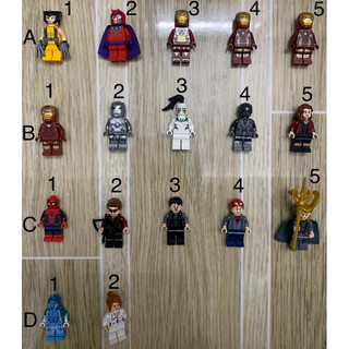 Lego minifigures nhân vật siêu anh hùng iron man và marvel hàng chính hãng