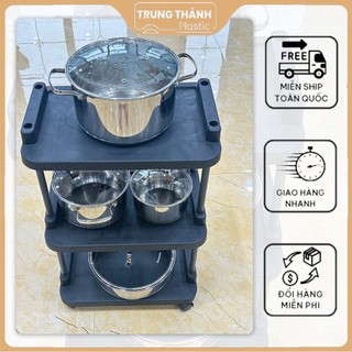 Kệ để đồ nhà bếp 3 tầng đa năng Trung Thành Plastic