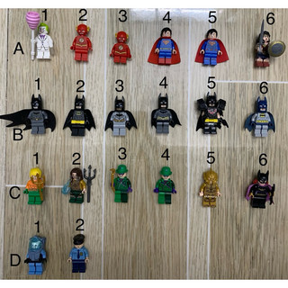 Lego minifigures nhân vật siêu anh hùng DC và batman hàng chính hãng
