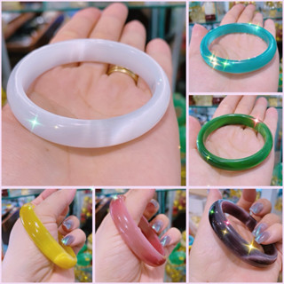  Vòng tay đá mắt mèo bản hẹ 1cm theo phong thuỷ ngũ hành 