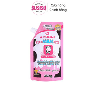 Muối tắm abonne‪ - muối‪ tẩy tế bào chết cơ thể, sáng da, dưỡng da mịn​ màng a bonne spa salt 350g