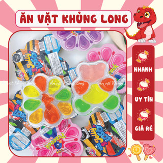 Thạch trái cây dạng vỉ các hình cute sắc màu