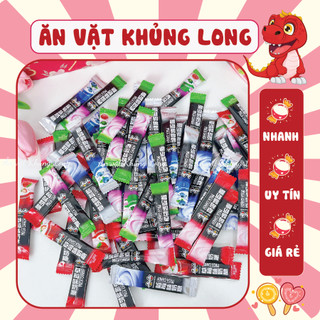 Kẹo dẻo mini sữa chua hương trái cây thơm ngon vị dưa hấu, dâu tây, khoai môn