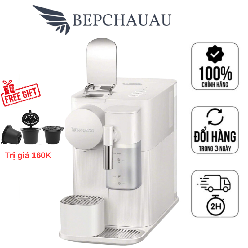 Máy Pha Cafe Viên Nén DeLonghi Latissima EN510.W, Máy Pha Cà Phê Viên Nén, Văn Phòng, Nhập EU, BH 12