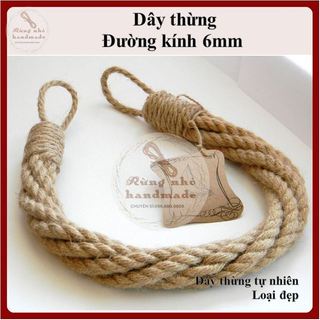 Dây thừng 6mm, handmade, decor, đồ cào móng mèo, cat tree, dây thừng trang trí