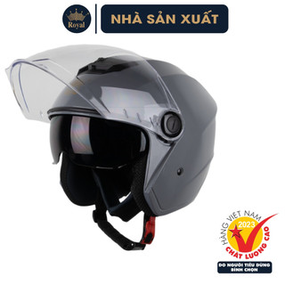 Mũ Nón Bảo Hiểm 2 Kính 3/4 Royal M68 Chính Hãng, Mũ Bảo Hiểm 3/4 Royal Kính Âm Bảo Hành 12 Tháng Hợp Nam Nữ