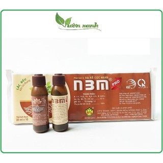 Set 10 ống phân bón kích rễ cực mạnh N3M 20ml/ống dùng cho mọi loại cây