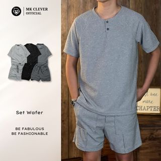 Set Bộ Wafer MK CLEVER Chất vải ThunTổ ong thoáng khí, co giãn tốt, thoải mái, lên dáng chuẩn form