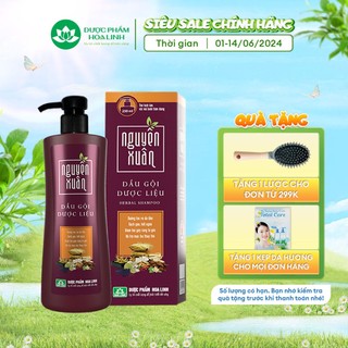 Dầu gội Dược liệu Nguyên Xuân nâu 250ml - Dành cho tóc thường