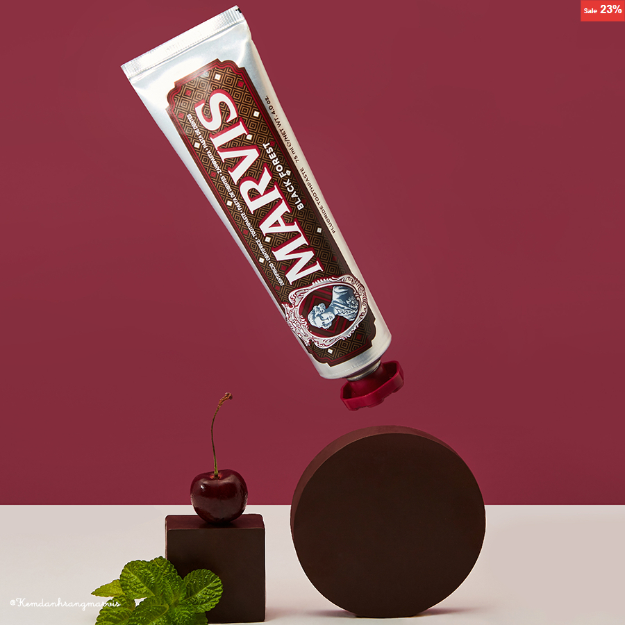Shop'LILA.KEM ĐÁNH RĂNG MARVIS BLACK FOREST TOOTHPASTE 75ML - 17262