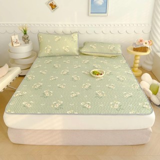 Chiếu điều hoà cao su non 3D A BEDDING chống nóng lưng kèm 2 vỏ gối nằm kích thước 1m6x2m 1m8x2m