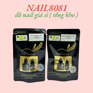 Keo nối mi Lady Black hàng chính hãng , dụng cụ nối mi
