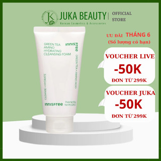 Sữa rửa mặt trà xanh Innisfree Green Tea Foam Cleanser/ Hydrating Amino Acid Cleansing Foam