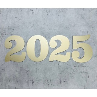 Số 2025 mẫu mới trang trí tết - hot trend