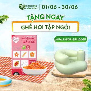 Nui ăn dặm gấc đỏ mini bổ dưỡng cho bé mới tập nhai Mămmy, 100gram