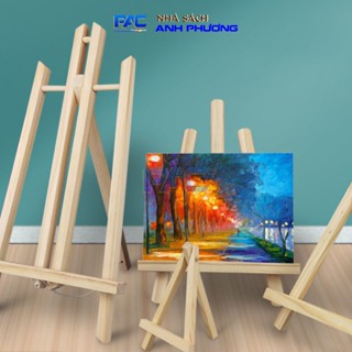 Giá Đỡ Tranh Vẽ Mini ( 3 KÍCH THƯỚC ) 22x40 ~ 27x50 ~ 33x60, Để Bàn Bằng Gỗ Gọn Gàng Tiện Dụng