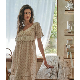 Váy ngủ hoạ tiết ullala authentic