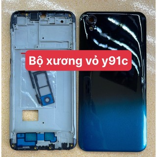 Bộ xương+ vỏ+khay sim+kính camera+phím bấm vivo Y91C/ Lưng vỏ Vivo Y91c, / vivo 1820-lên máy đẹp