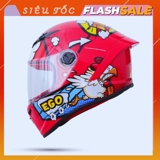 Nón bảo hiểm fullface ego e7 hồng nhỏ gọn chính hãng, mũ bảo hiểm fullface cao cấp