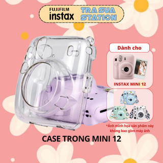 Ốp nhựa trong bảo vệ máy ảnh instax mini 12/ mini 11 caiul bằng nhựa pvc