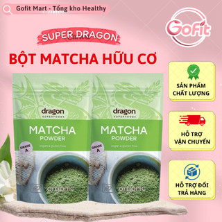 Bột matcha hữu cơ hạng a dragon superfoods 100g