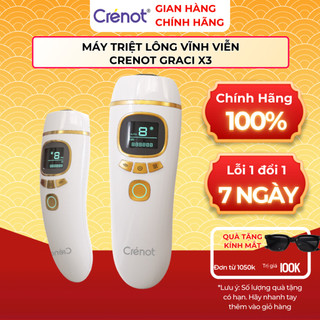 Máy triệt lông vĩnh viễn Crenot Graci X3 - Bảo hành chính hãng 12 tháng