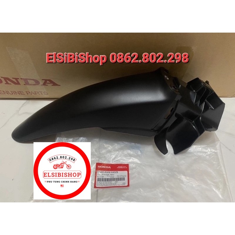Chắn bùn B trước | Đuôi sau dè trước WAVE A110, RSX110, S110, BLADE Số | 61200-KWW-640ZB Chính Hãng