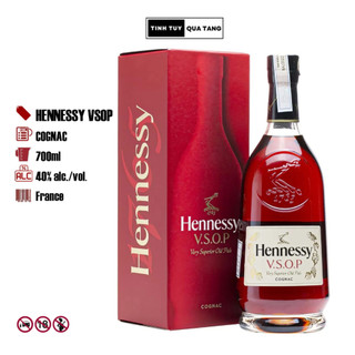 Rượu ngoại Cognac Hennessy dung tích 700ml nồng độ cồn 40%