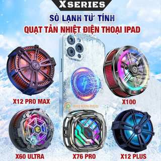 Quạt tản nhiệt điện thoại X12 Pro Max/X15 Pro Max/X100/X76 Pro/CX07 - Quạt tản nhiệt sò lạnh Ipad máy tính bảng X42/X80