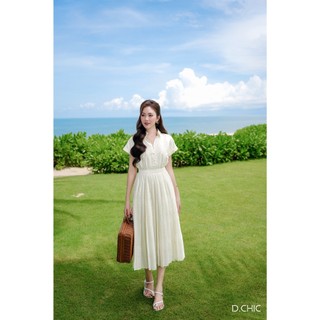 D.chic váy xếp ly cổ đức xẻ v ms: 2813571