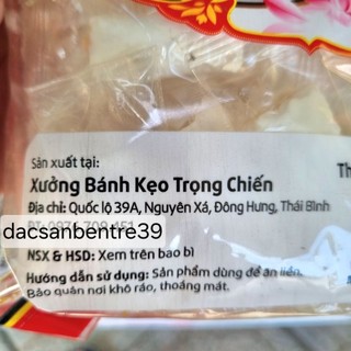 Kẹo dồi lạc vừng Trọng Chiến ( kẹo kéo, bịch 500g )