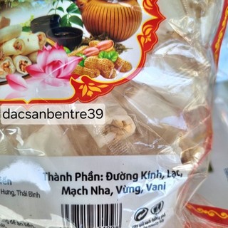 Kẹo dồi lạc vừng Trọng Chiến ( kẹo kéo, bịch 500g )
