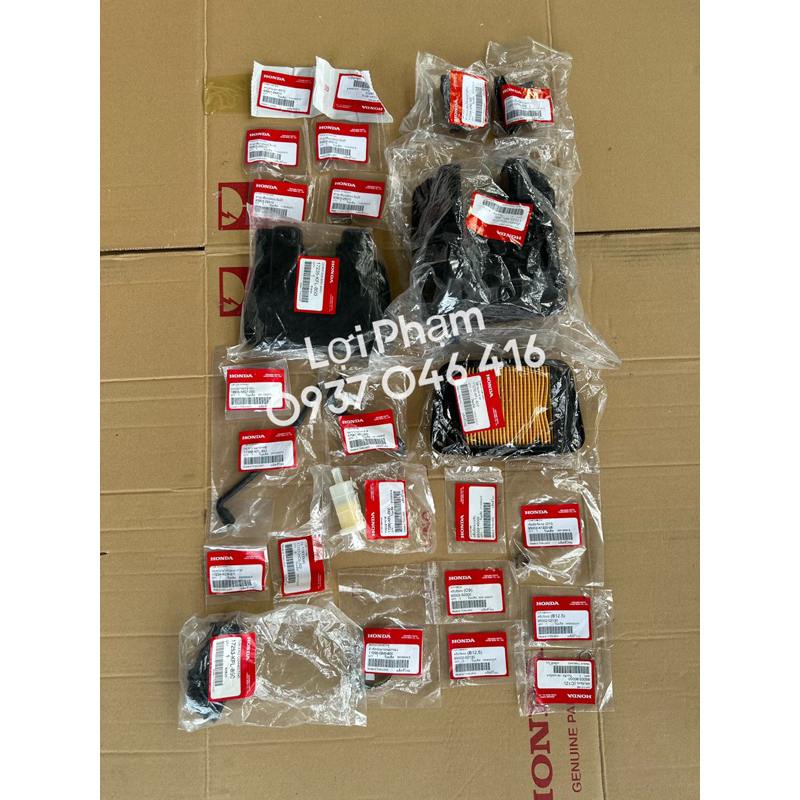 Bộ pô e Wave thái 110 ( 25 món ) . Honda Thái Lan