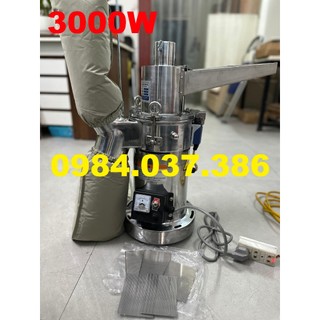 Máy xay dược liệu thuốc bắc thuốc nam công suất lớn dạng búa đập siêu mịn DF25 (3kw)