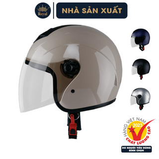 Mũ Bảo Hiểm 3/4 Có Kính Royal M269 Chính Hãng Bảo Hành 12 Tháng, Nón Bảo Hiểm Có Kính 3/4 Hợp Nam Nữ