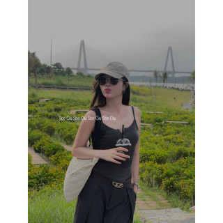 Áo 2 dây basic Mẹ Sóc mặc đây ạ