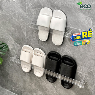 Giá treo khăn, dép trong nhà tắm gắn tường thiết kế móc treo đồ tiện lợi chất liệu nhựa ABS siêu bền