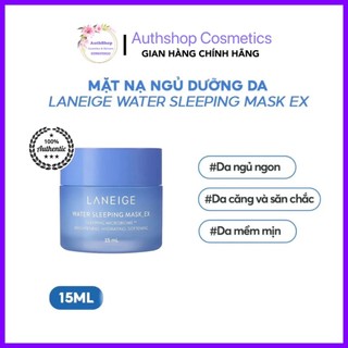 (MẪU MỚI) MẶT NẠ NGỦ Laneige Water Sleeping Mask 15ml Mini