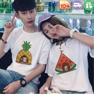 Áo thun cặp đồ đôi nam nữ bạn thân set đồ cặp couple tình nhân -cn75