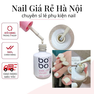 Sơn gel Đen ,Trắng,Trắng sữa chua Bobo thông dụng chai 15ml
