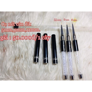 Cọ Nét Cán Đá-Cọ vẽ móng Đủ Size Nail Rẻ