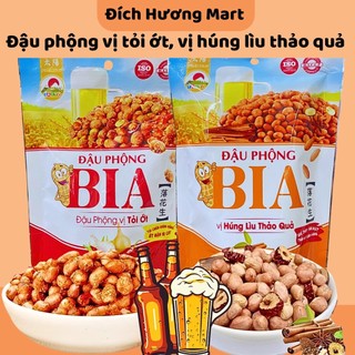 Đậu phộng rang tỏi ớt, lạc rang húng lìu thảo quả tân việt thơm ngon giòn rụm 55g