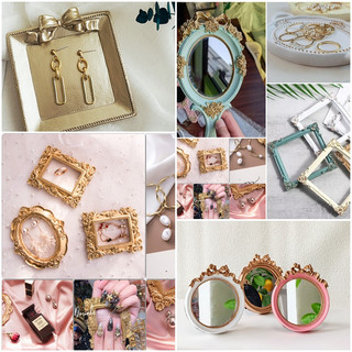 Khay gương, Gương cầm tay, Khung Tranh, Khay đựng siêu xinh phụ kiện chụp ảnh sản phẩm sang trọng