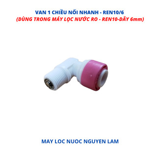 Van Một Chiều Máy Lọc Nước RO - (Ren 10 - Dây 6mm)