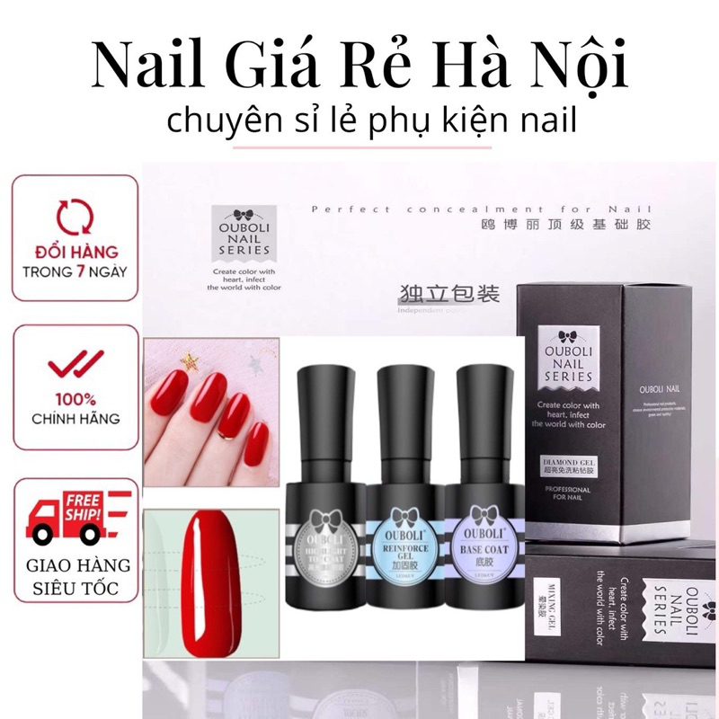 Base Top OUBOLI Nail, Sơn Gel Base Top Siêu Bền Chính Hãng Ouboli Nail Rẻ