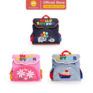 Balo mầm non cho bé Zoyzoii Exploe Denim bag mã B85