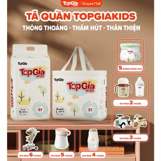  1 thùng 2 bịch bỉm dán/ quần Topgiakids siêu mỏng thấm hút và an toàn cho bé