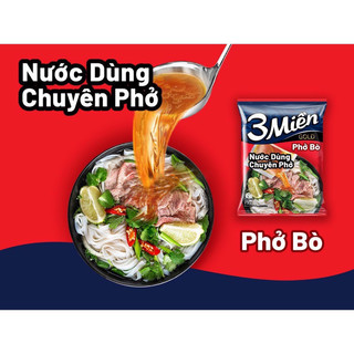 Thùng phở bò /gà 3 miền gold 30 gói x 75g