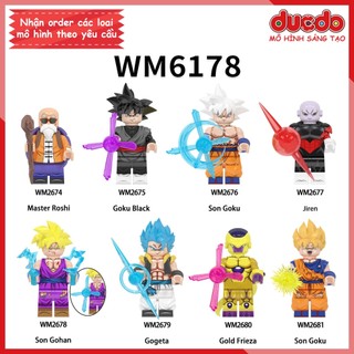 Minifigures các nhân vật 7 viên ngọc rồng mới nhất - Đồ chơi Lắp ghép Mini Mô hình Dragon Ball Goku WM6178