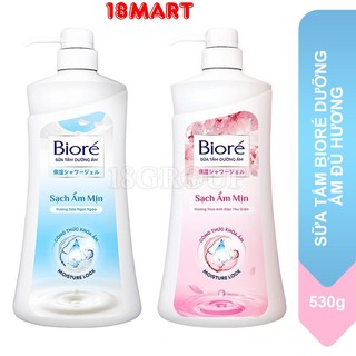 Sữa tắm bioré dưỡng ẩm đủ hương 530g